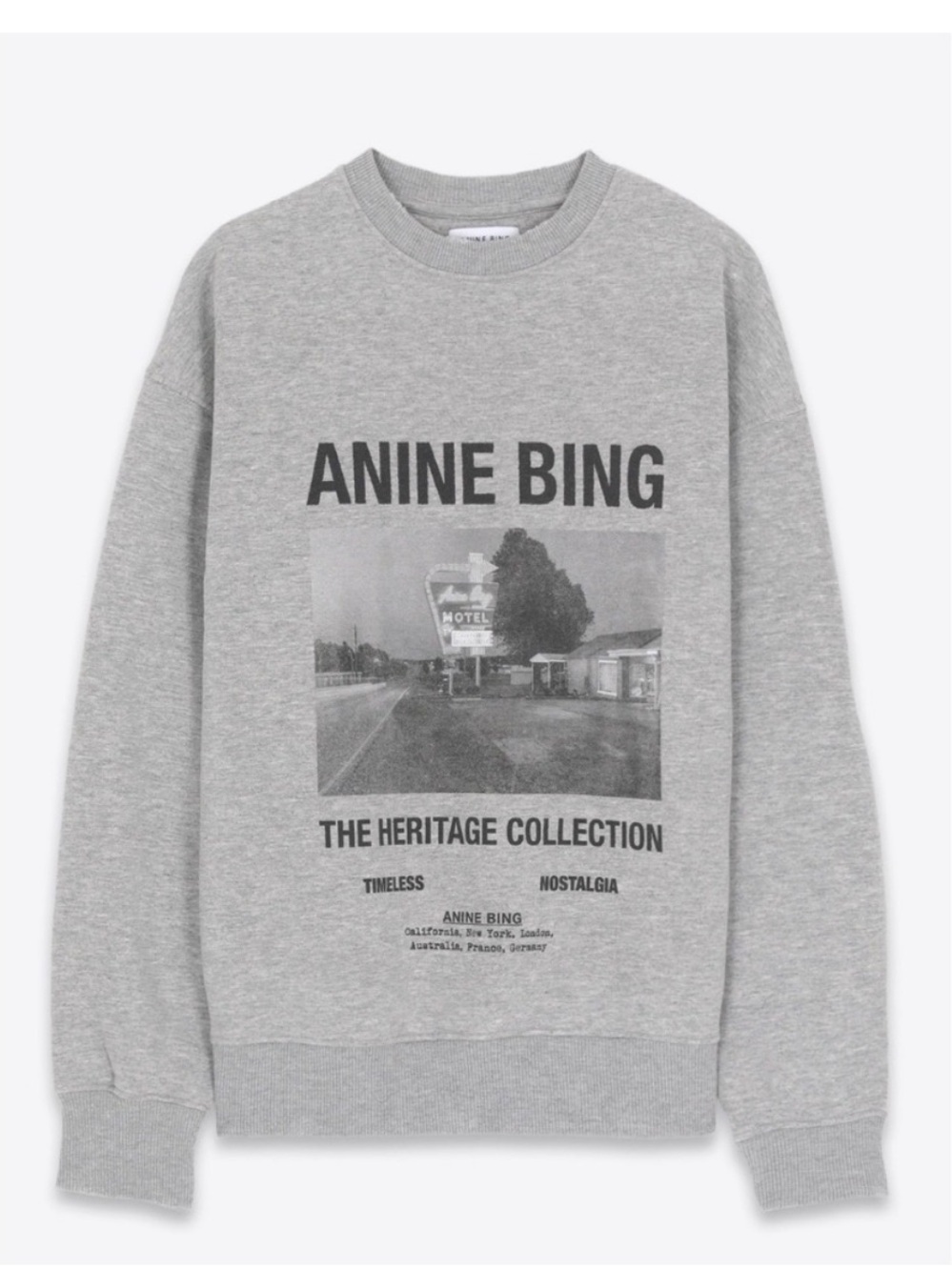 Anine Bing Kenny Sweatshirt Motel Small - Picture 2 of 12